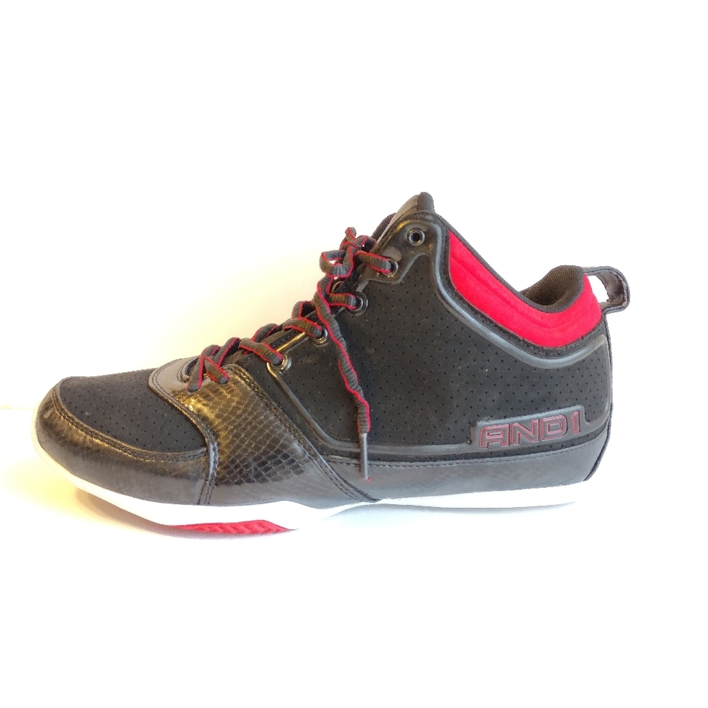 AND1 Men’s Athletic Basketball Sneakers Lace Up Shoes Sz 8.5
